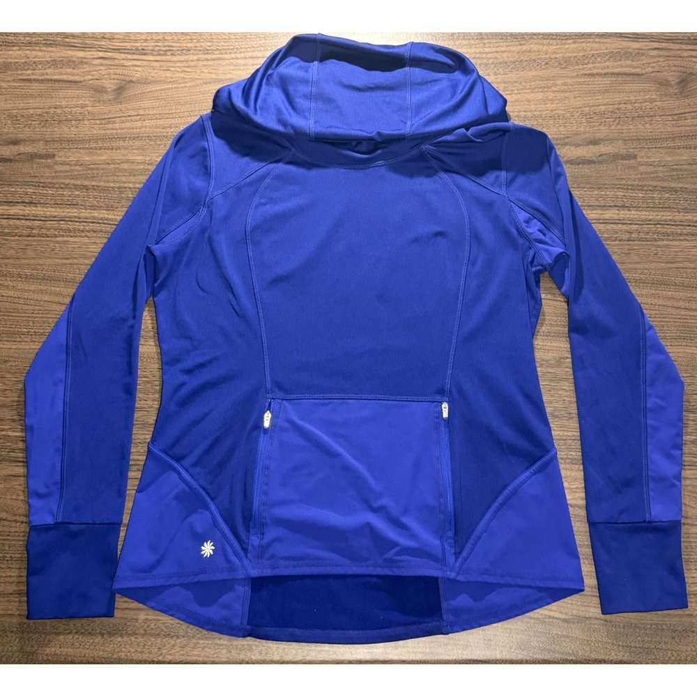 Athleta Women's Royal Blue Pullover Hoodie Large